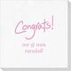 Fun Congrats Deville Napkins Image 3 of 3